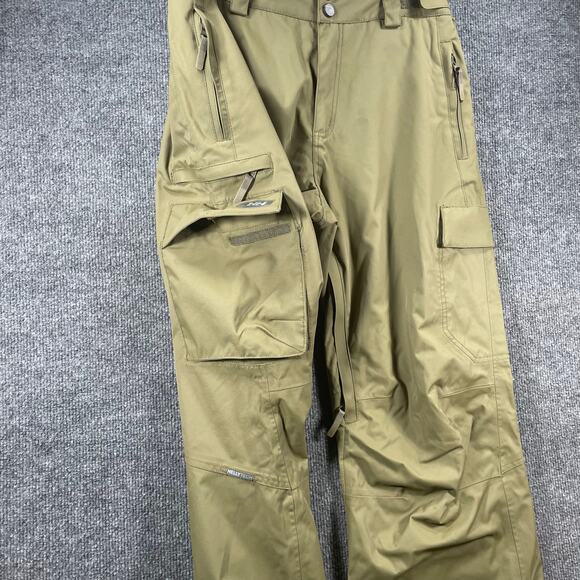 Helly Hansen Helly Tech Waterproof Ski Pants Men's Small Green Performance Cargo - Picture 5 of 14